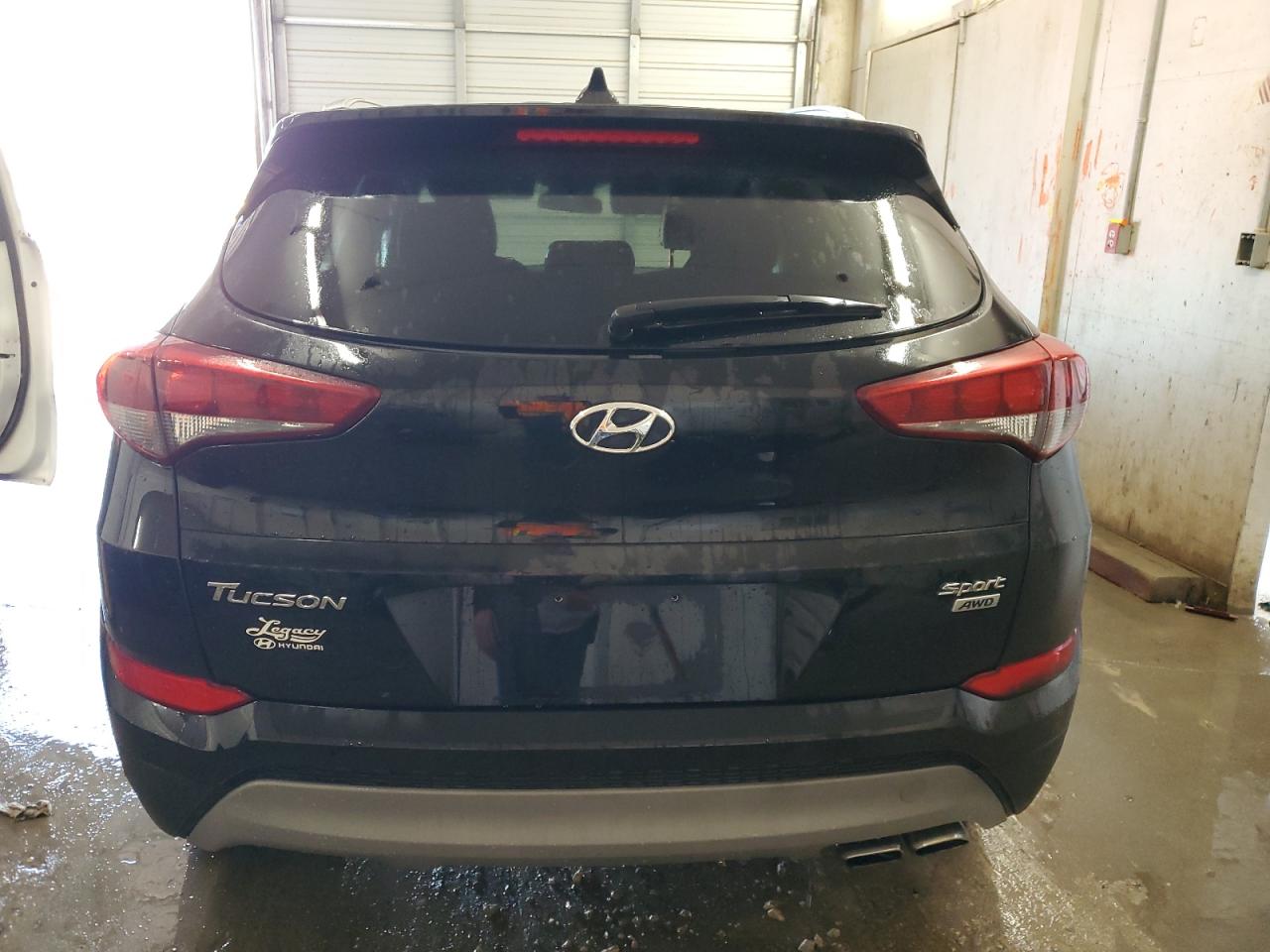 2018 Hyundai Tucson VIN KM8J3CAL8JU764822 Copart auction photo, front end / side damage thumbnail 6