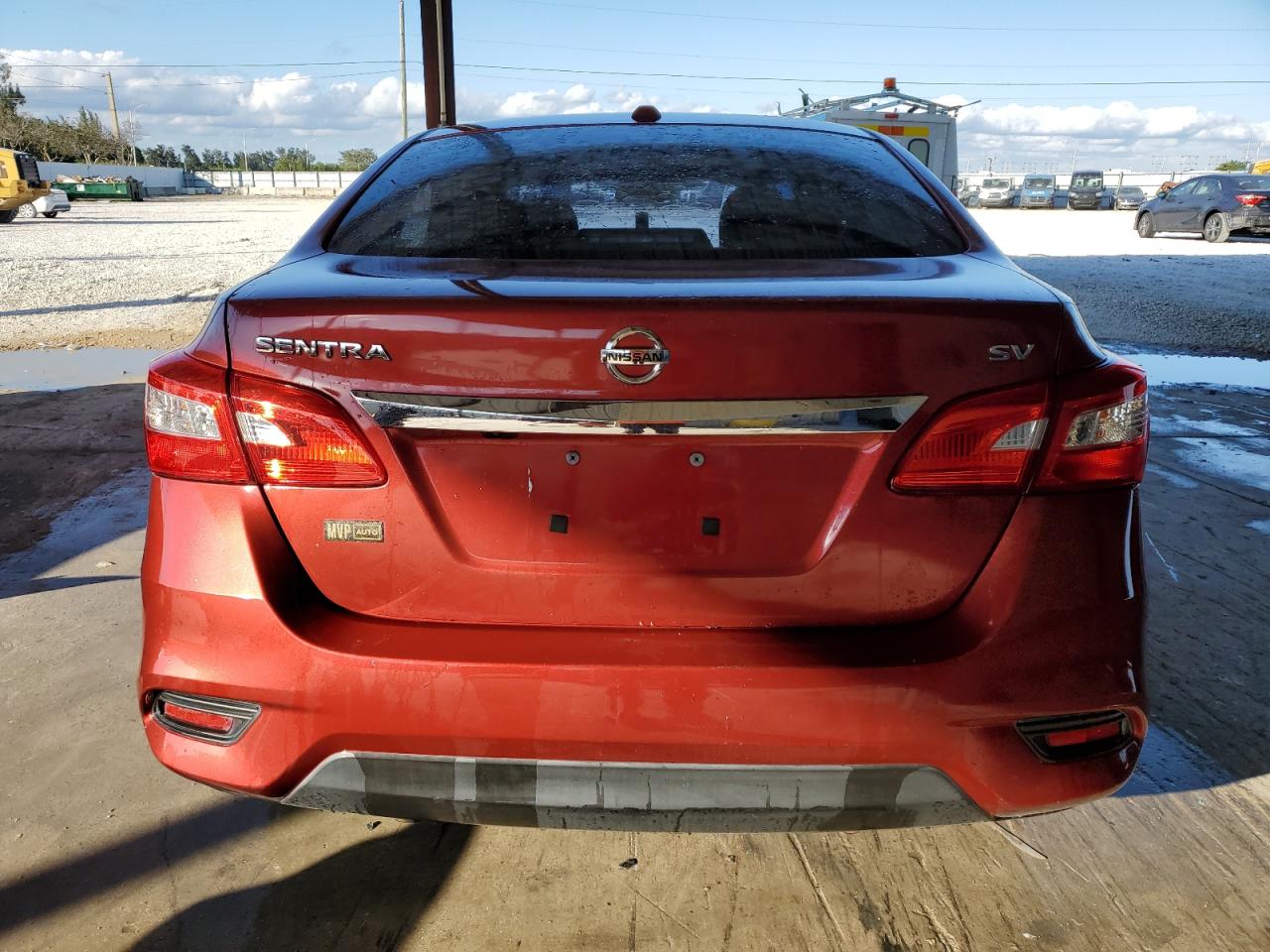2016 Nissan Sentra VIN 3N1AB7AP4GY264845 Copart auction photo, front end / side damage thumbnail 6