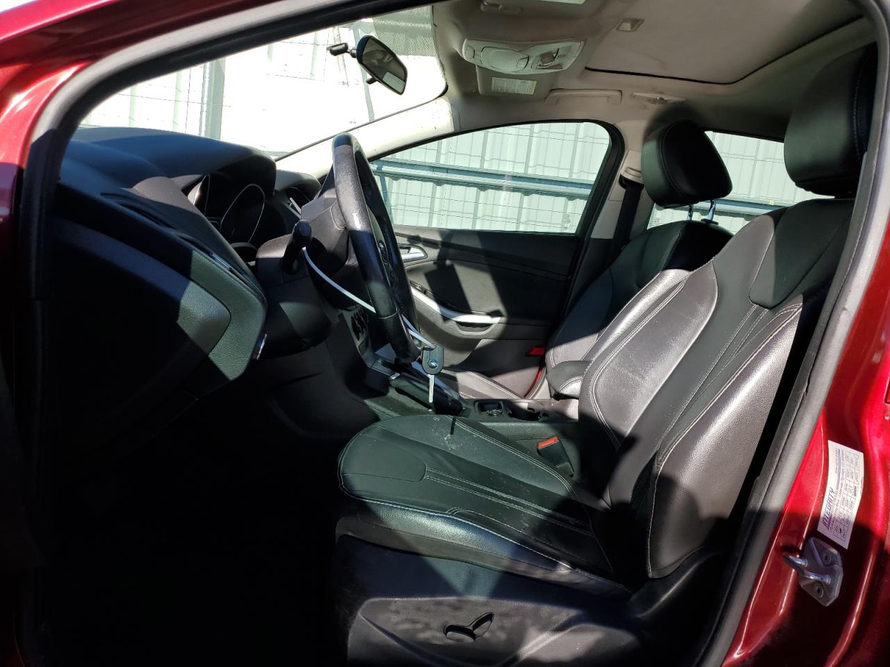 2014 Ford Focus VIN 1FADP3F2XEL187105 Copart auction photo, rear end damage thumbnail 7