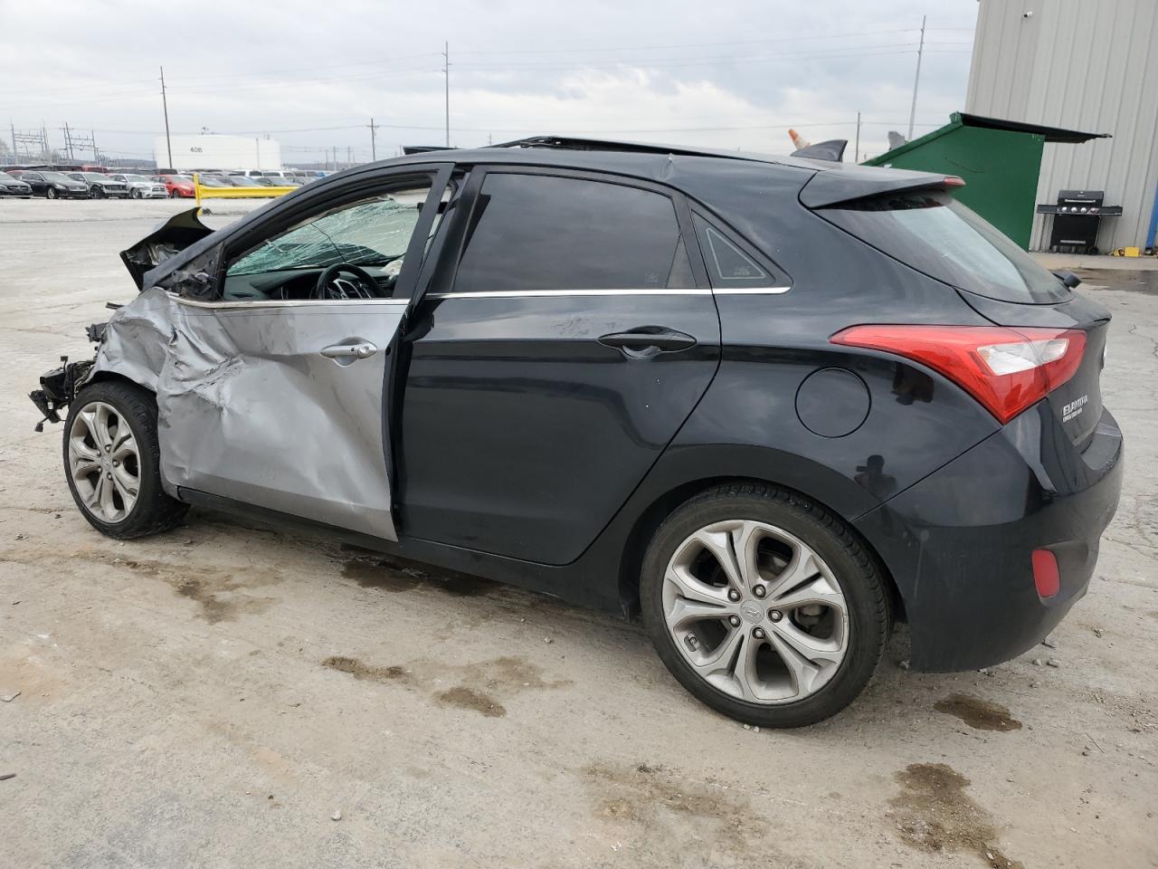 2013 Hyundai Elantra VIN KMHD35LE3DU130958 Copart auction photo, all over / hail damage thumbnail 2
