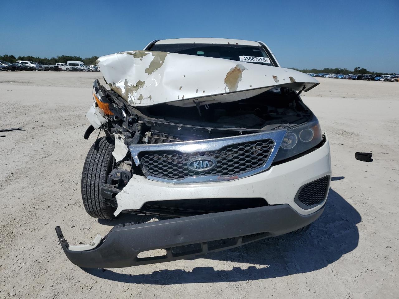 2012 KIA Sorento VIN 5XYKT4A11CG269282 Copart auction photo, front end damage thumbnail 5