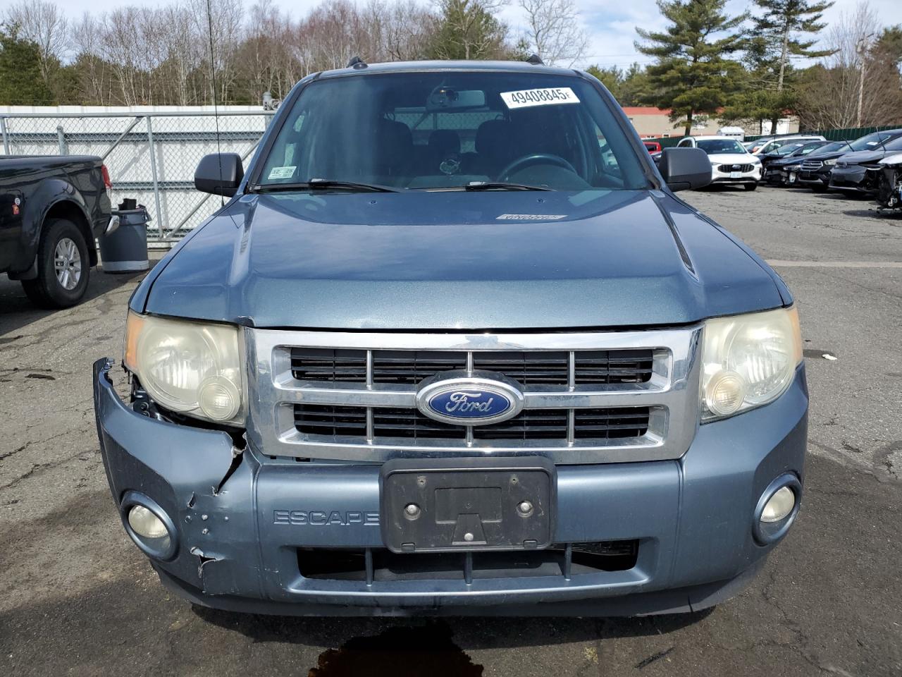 2010 Ford Escape VIN 1FMCU0D74AKC46141 Copart auction photo, front end / undercarriage damage thumbnail 5