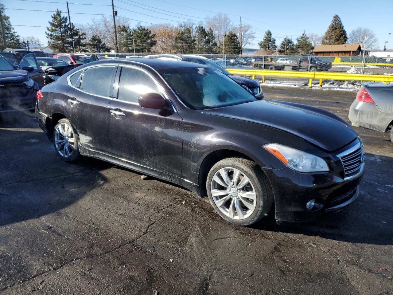 2012 Infiniti M VIN JN1BY1AR4CM396096 Copart auction photo, rear end damage thumbnail 4