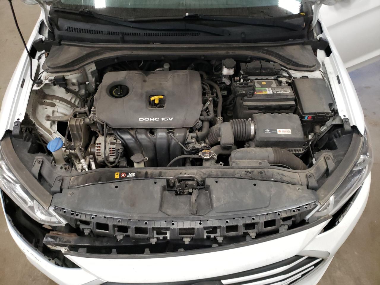 2018 Hyundai Elantra VIN 5NPD84LF6JH216490 Copart auction photo, all over damage thumbnail 11