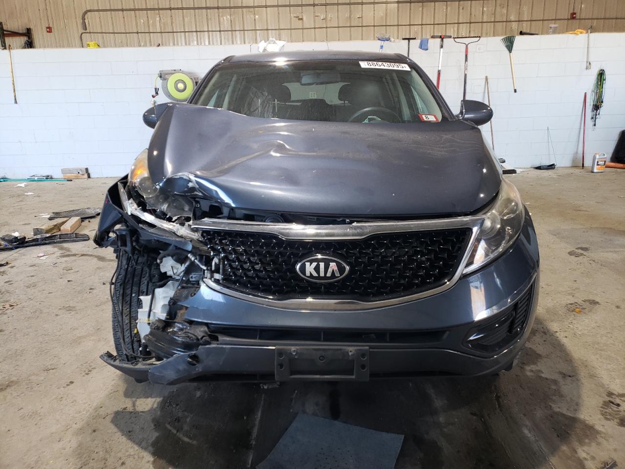 2015 KIA Sportage VIN KNDPBCAC3F7700503 Copart auction photo, front end damage thumbnail 5