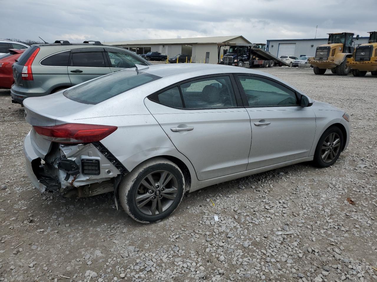 2018 Hyundai Elantra VIN 5NPD84LF1JH235304 Copart auction photo, rear end damage thumbnail 3