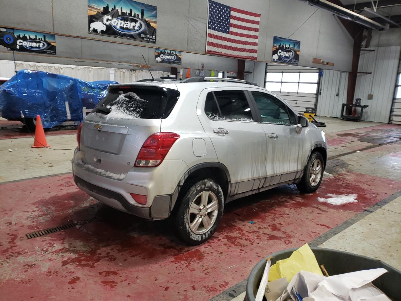 2018 Chevrolet Trax VIN KL7CJPSB7JB576138 Copart auction photo, front end damage thumbnail 3