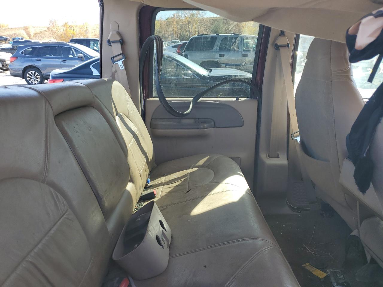 1999 Ford F250 VIN 1FTNW21F7XEE89478 Copart auction photo, rollover damage thumbnail 10