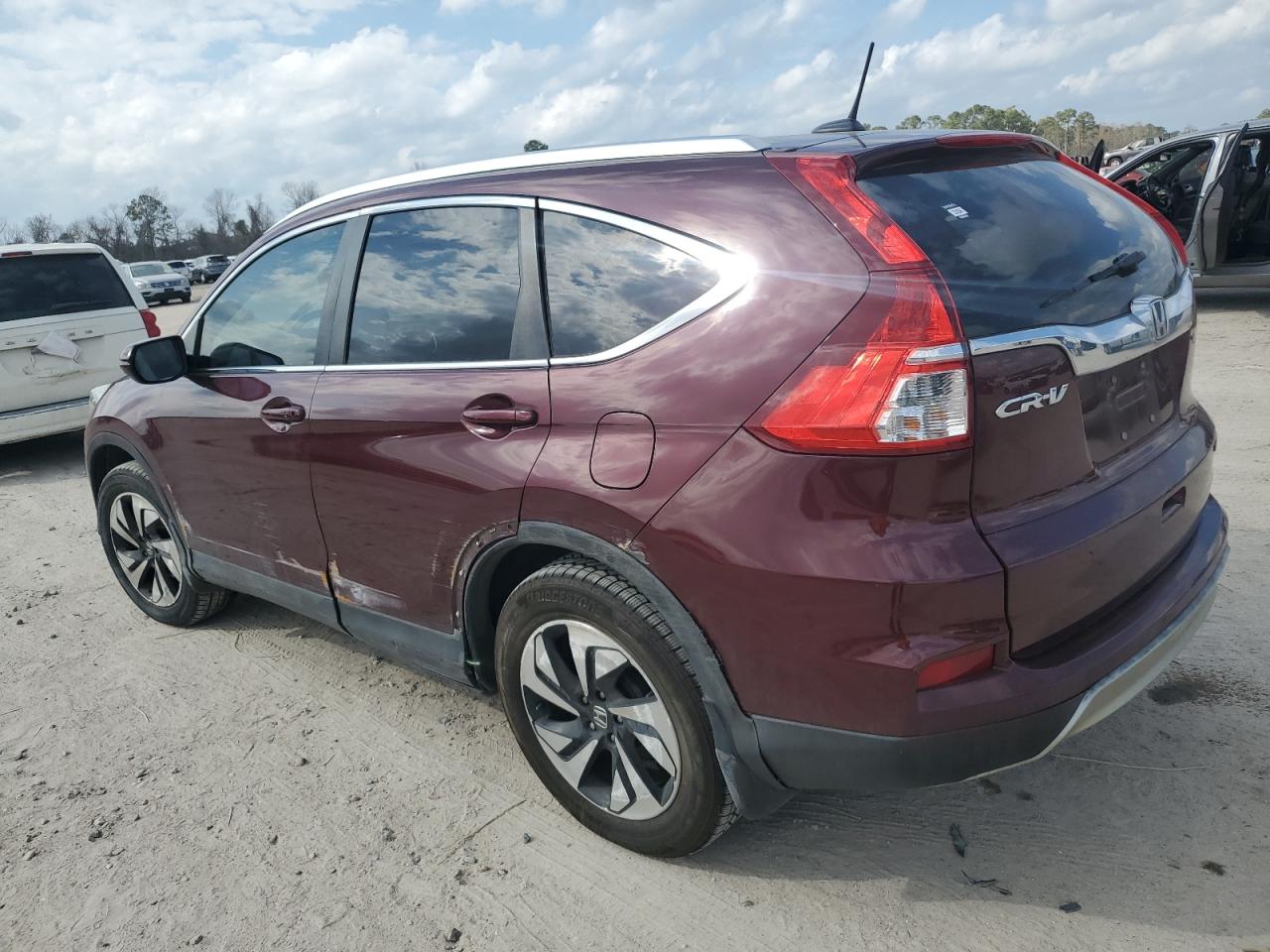 2015 Honda CR-V VIN 5J6RM3H9XFL001626 Copart auction photo, side damage thumbnail 2