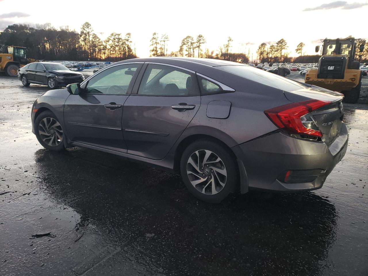 2016 Honda Civic VIN 19XFC2F70GE027346 Copart auction photo, rear end damage thumbnail 2