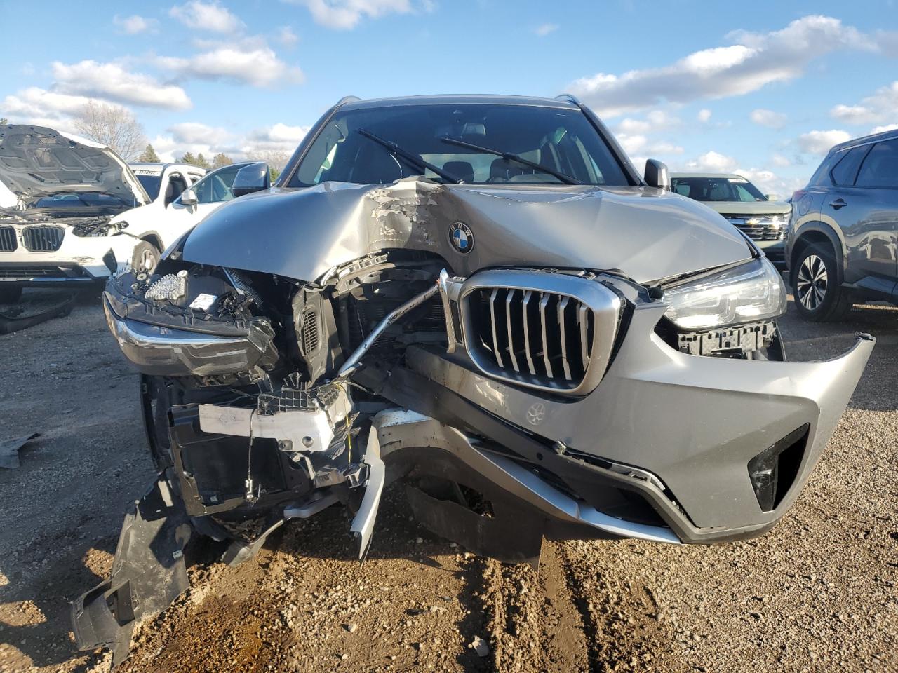 2024 BMW X3 VIN 5UX43DP09R9U54731 Copart auction photo, front end / side damage thumbnail 5