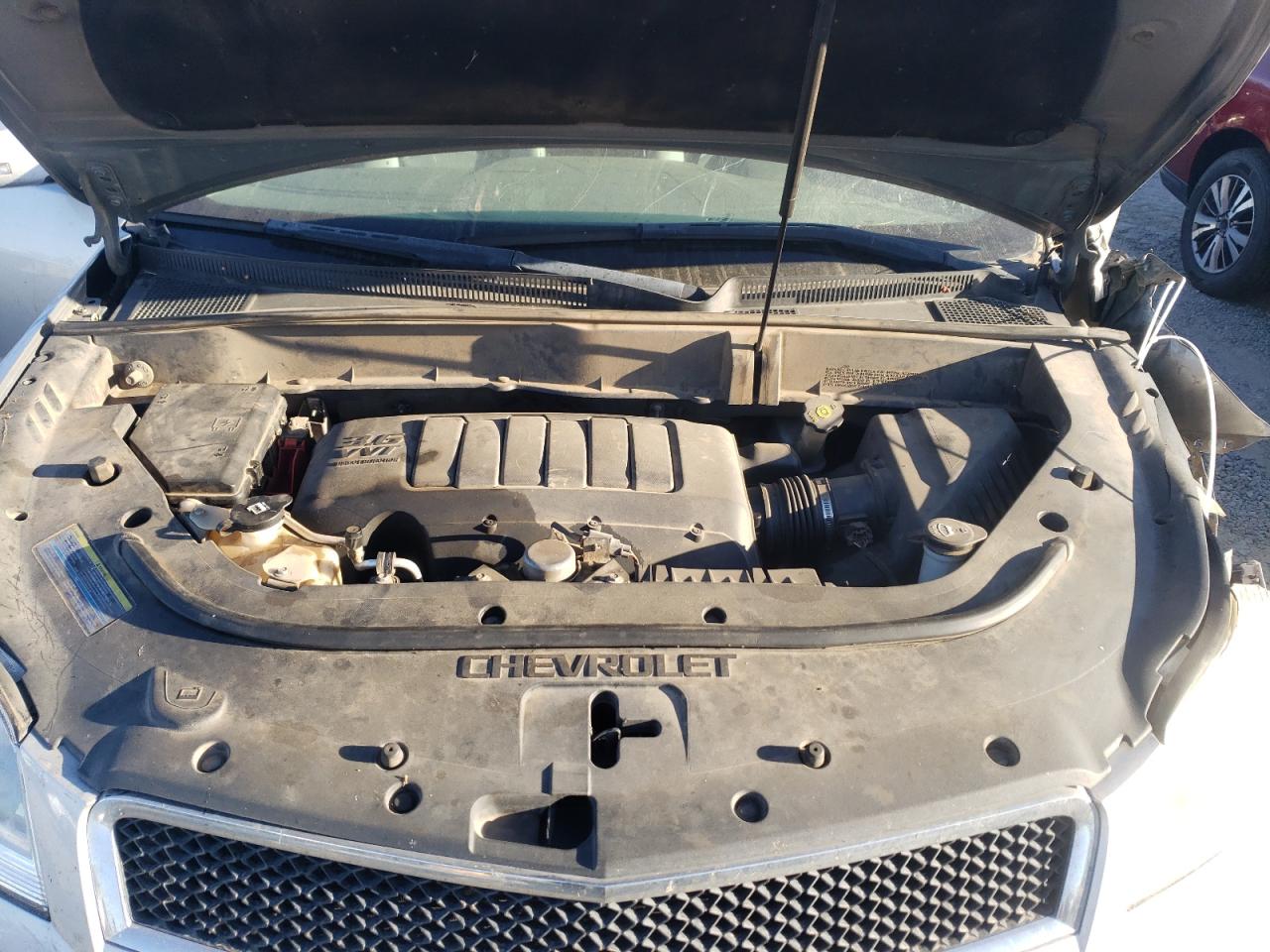 2010 Chevrolet Traverse VIN 1GNLVGED7AS111838 Copart auction photo, rollover damage thumbnail 12