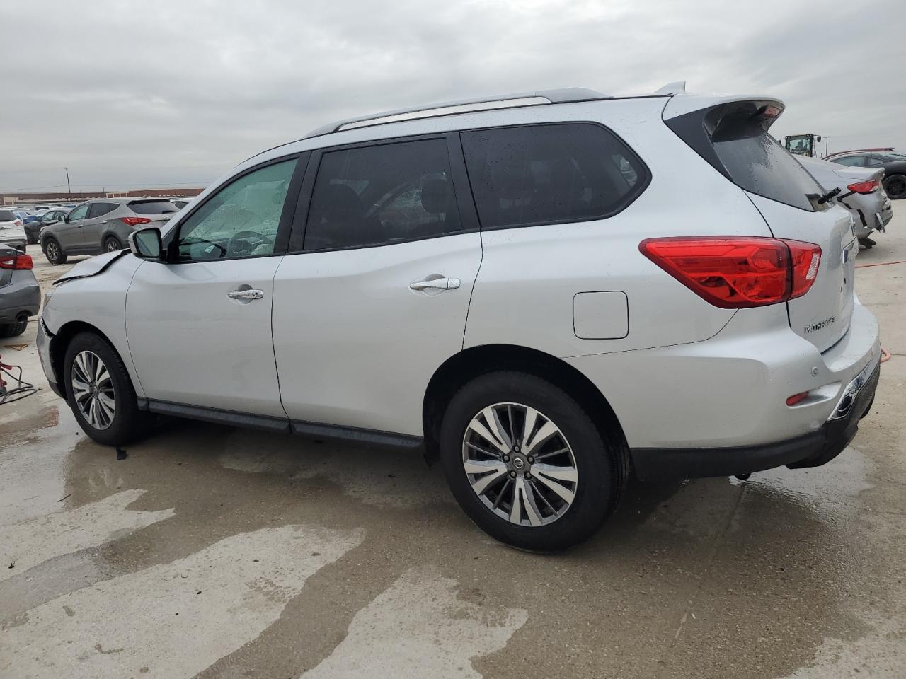 2019 Nissan Pathfinder VIN 5N1DR2MM6KC623930 Copart auction photo, front end / side damage thumbnail 2