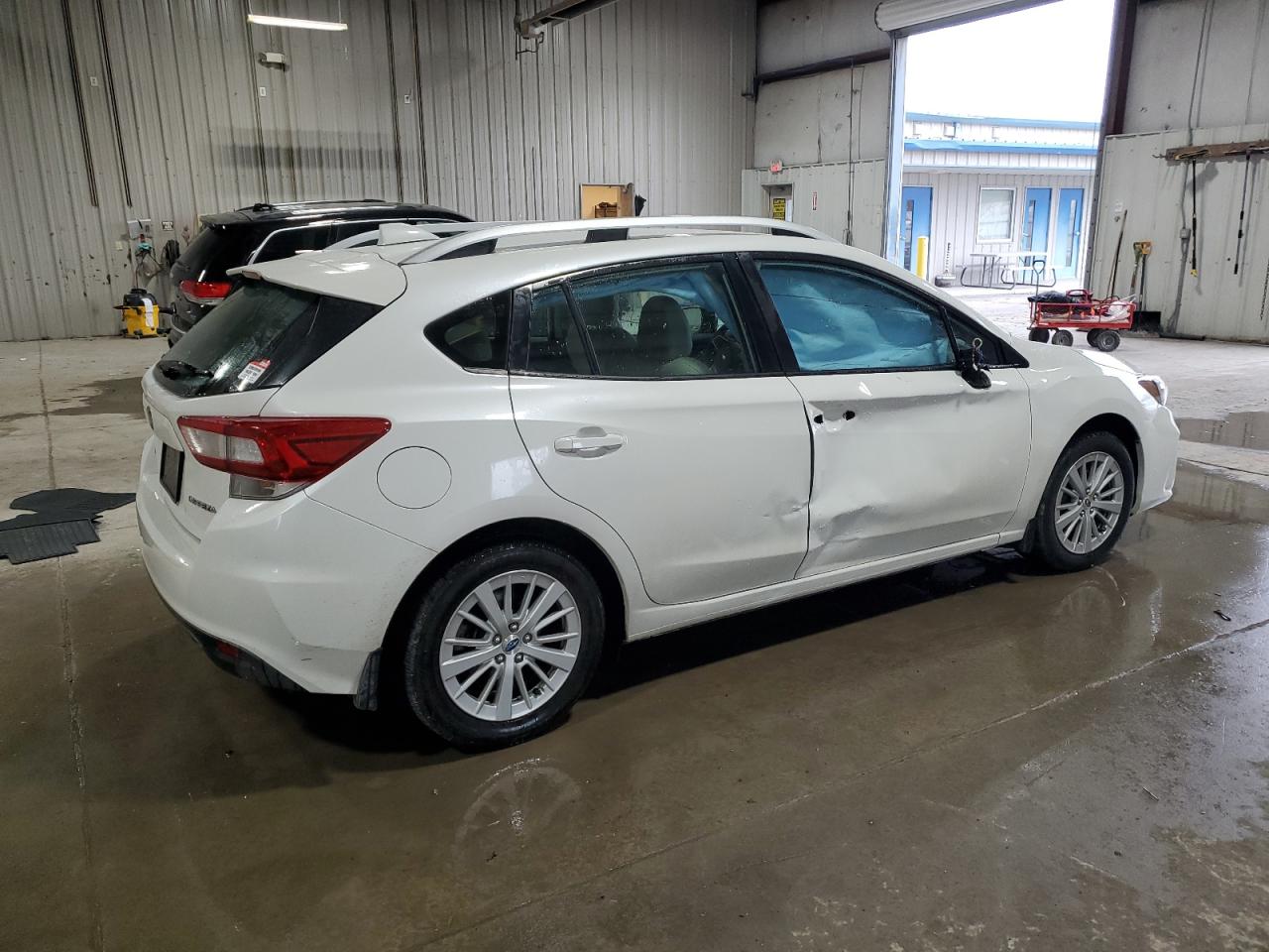 2018 Subaru Impreza VIN 4S3GTAB64J3703081 Copart auction photo, side damage thumbnail 3