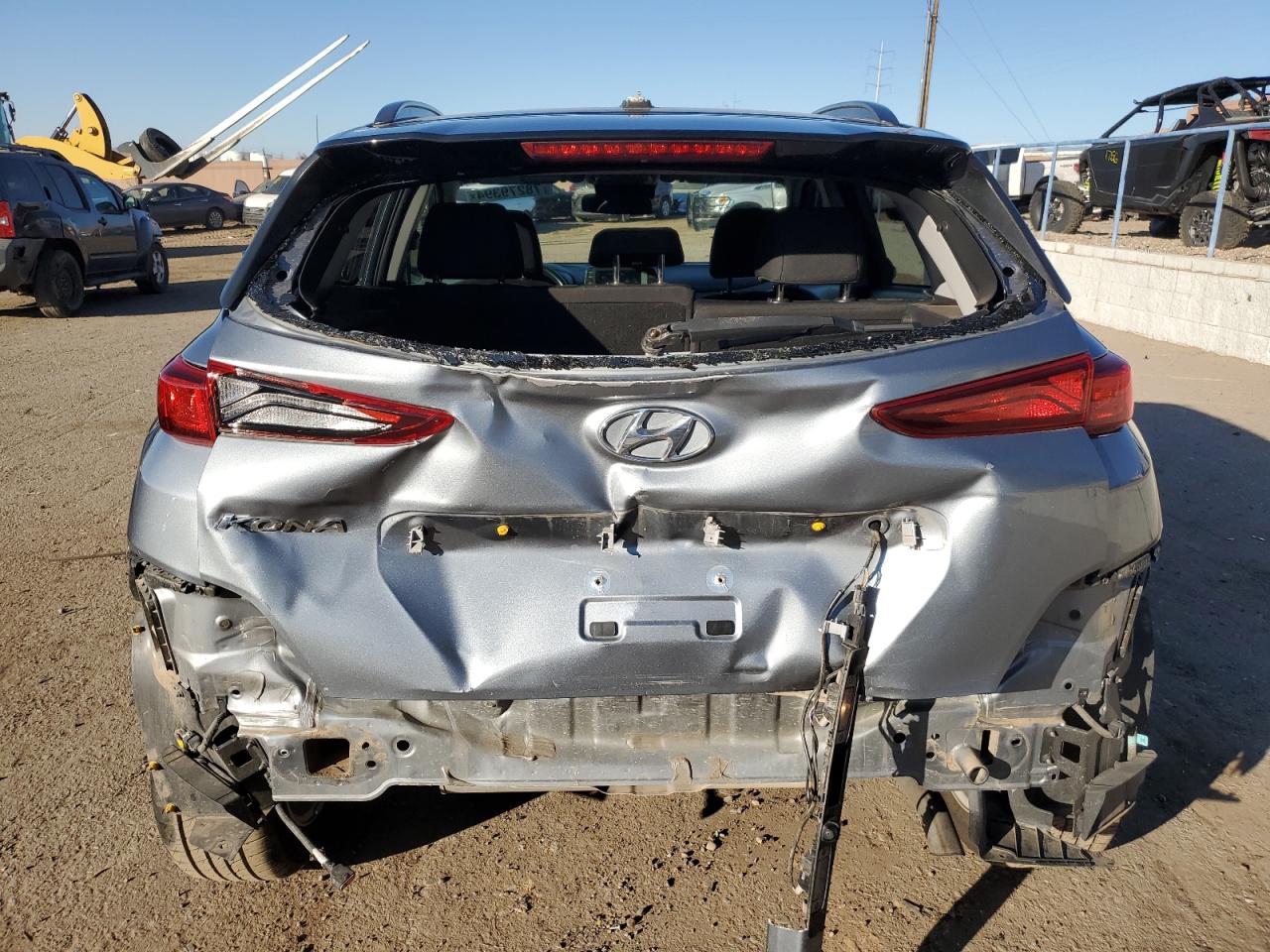 2020 Hyundai Kona VIN KM8K22AA6LU476302 Copart auction photo, rear end damage thumbnail 6