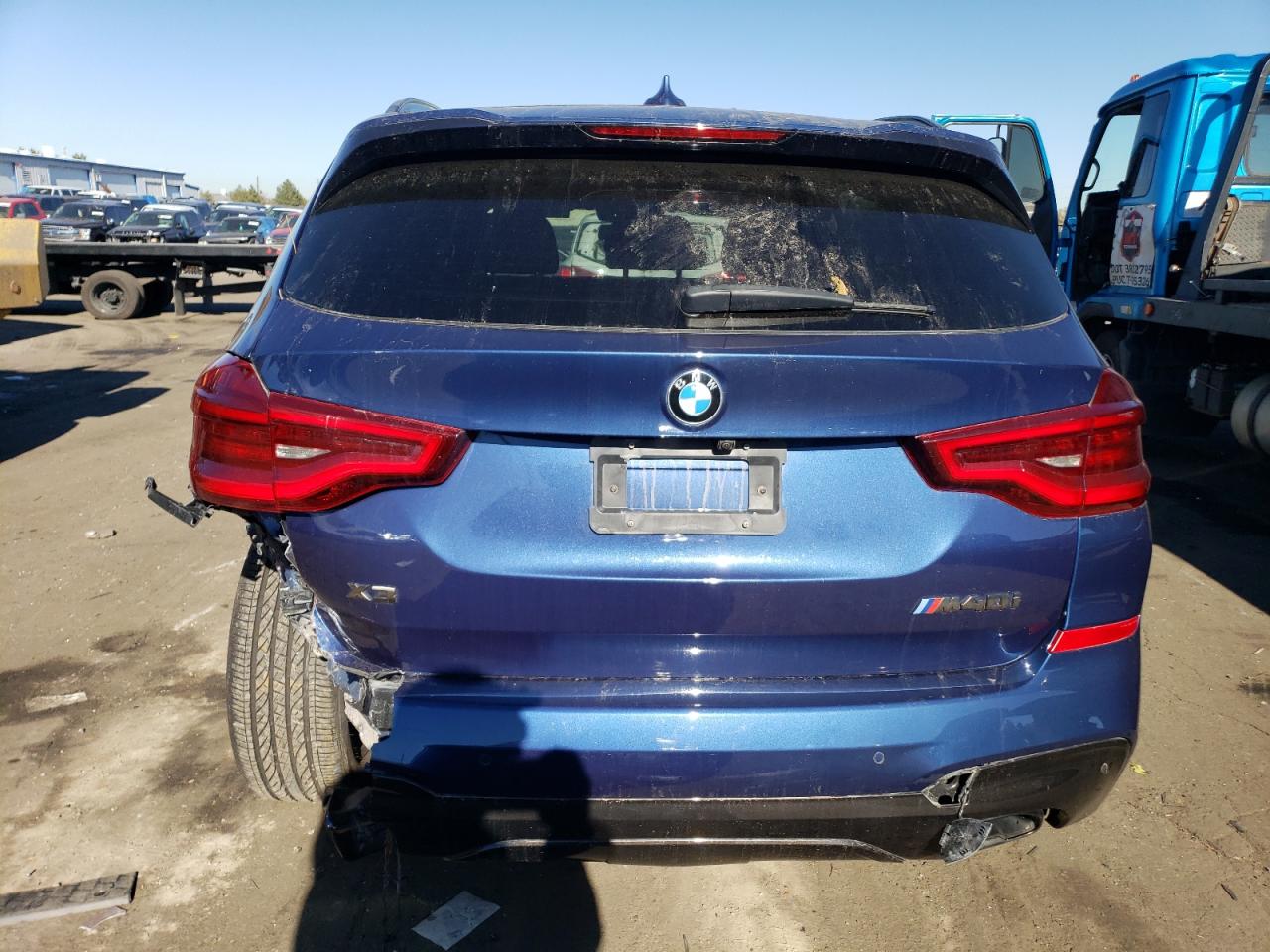 2019 BMW X3 VIN 5UXTS3C50K0Z09891 Copart auction photo, all over damage thumbnail 6