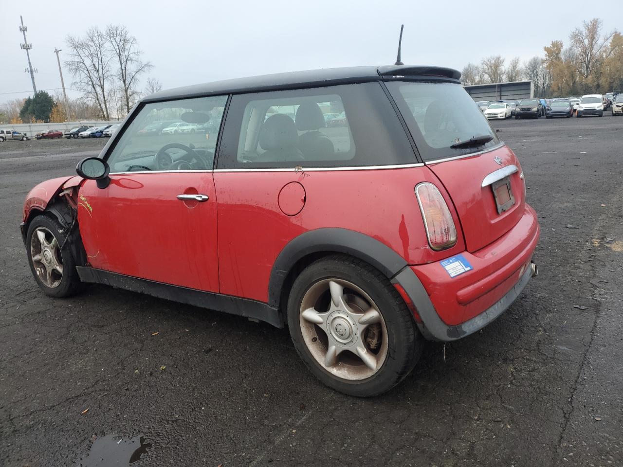 2003 MINI Cooper VIN WMWRC33413TC45360 Copart auction photo, front end damage thumbnail 2