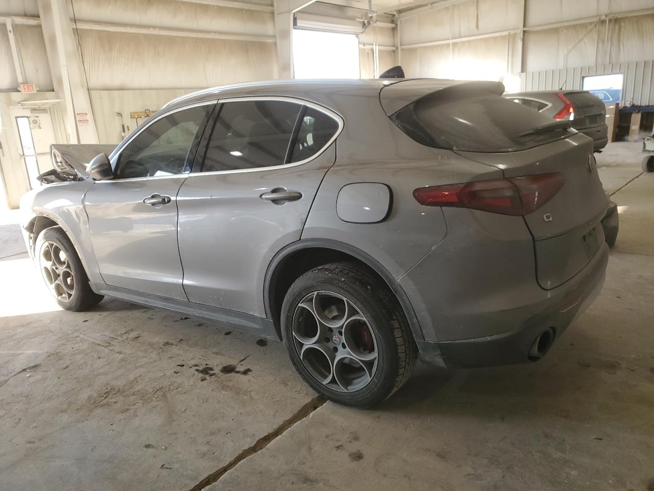 2018 Alfa Romeo Stelvio VIN ZASFAKBNXJ7B80163 Copart auction photo, front end damage thumbnail 2