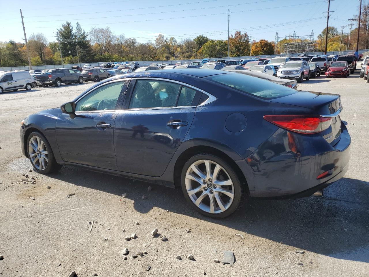 2016 Mazda 6 VIN JM1GJ1V58G1433981 Copart auction photo, side damage thumbnail 2