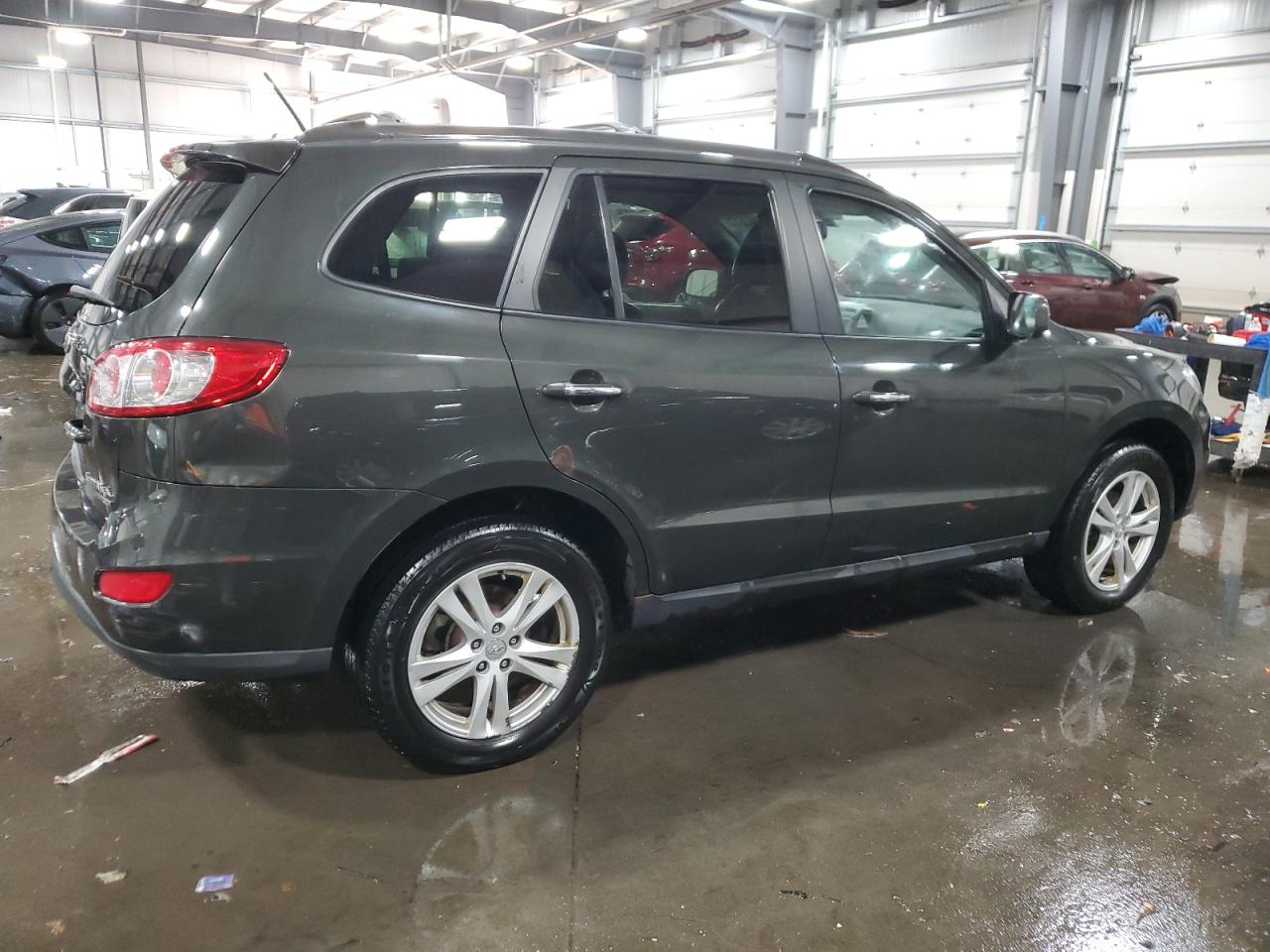 2010 Hyundai Santa Fe VIN 5NMSKDAG8AH385282 Copart auction photo, side damage thumbnail 3