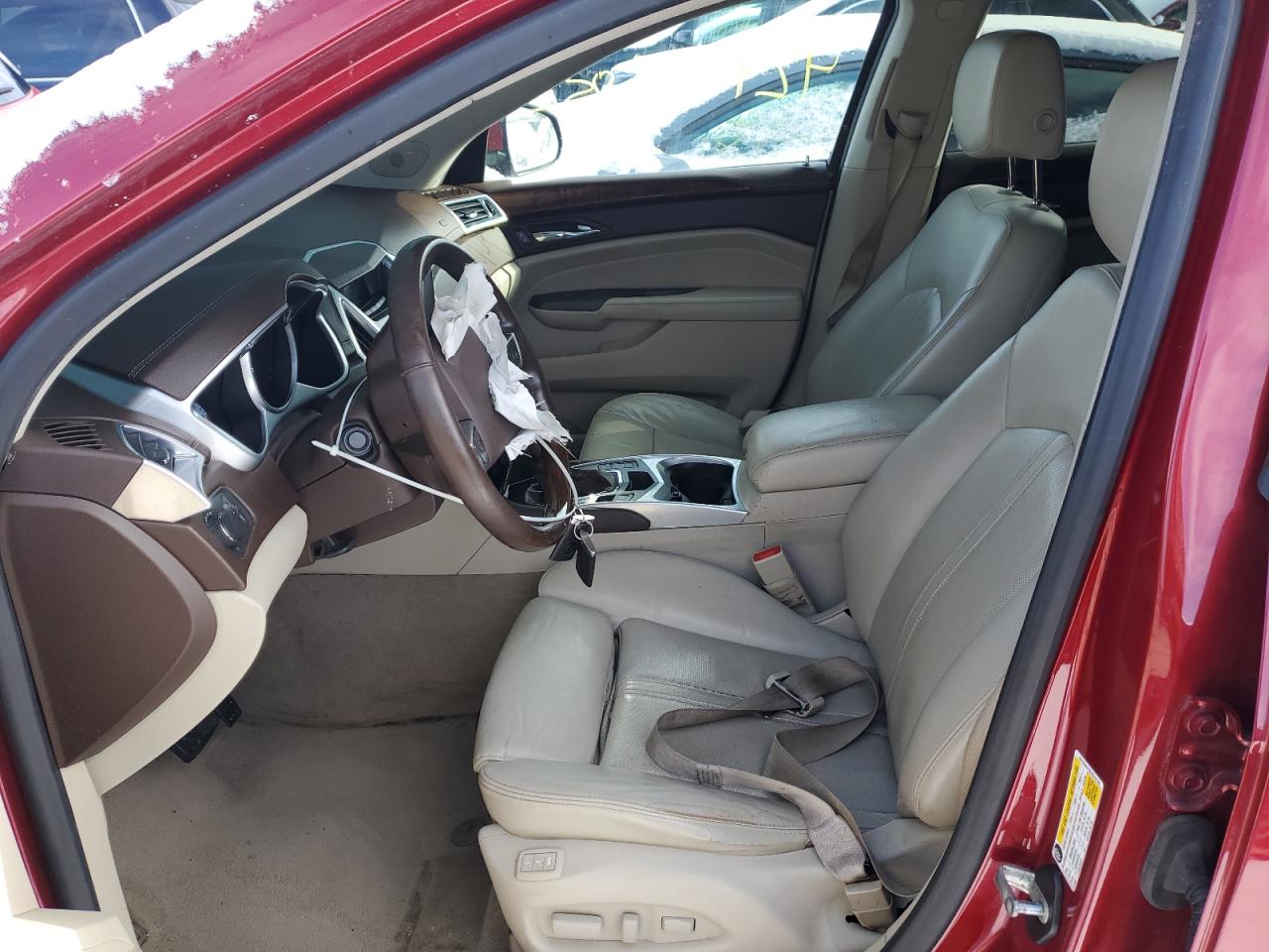 2012 Cadillac SRX VIN 3GYFNAE33CS518132 Copart auction photo, front end damage thumbnail 7