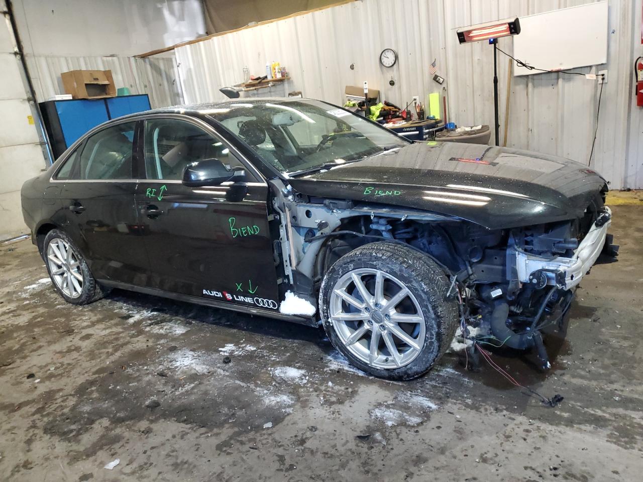 2016 Audi A4 VIN WAUFFAFL0GN018301 Copart auction photo, front end / rear end damage thumbnail 4