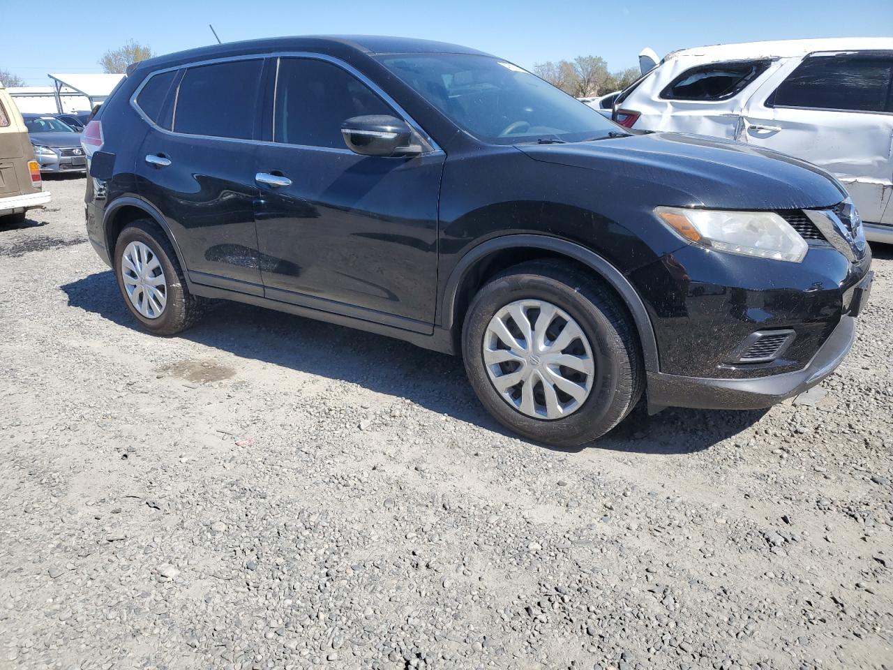 2015 Nissan Rogue VIN KNMAT2MT7FP578544 Copart auction photo, side damage thumbnail 4