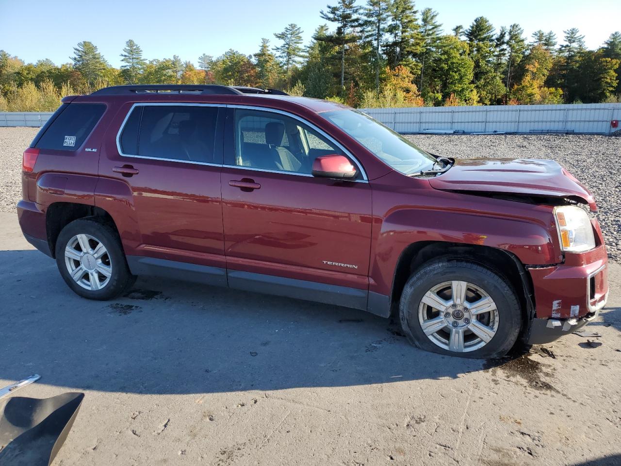 2016 GMC Terrain VIN 2GKFLTEK1G6146104 Copart auction photo, front end damage thumbnail 4