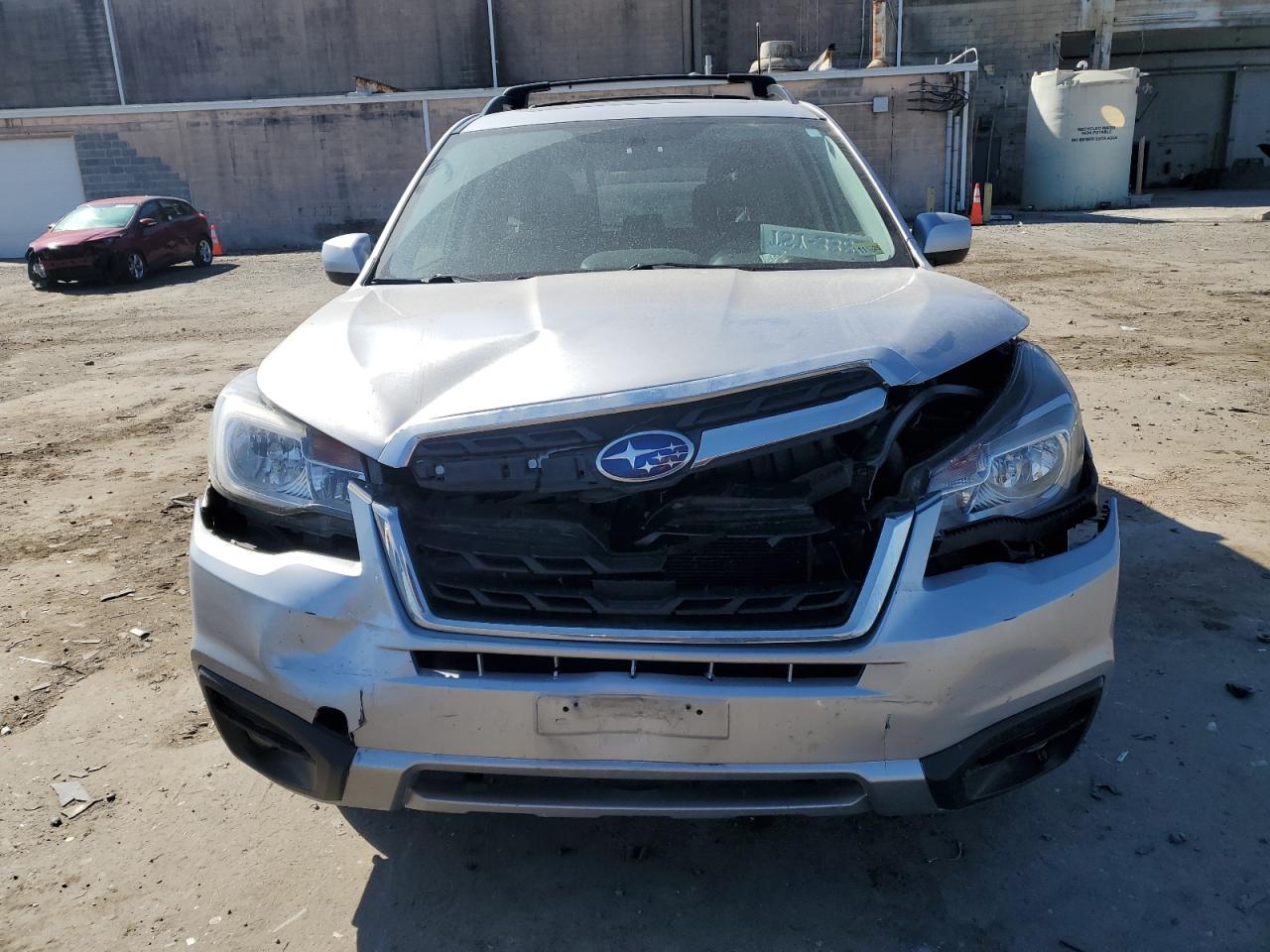 2018 Subaru Forester VIN JF2SJAJC9JH564786 Copart auction photo, front end / rear end damage thumbnail 5