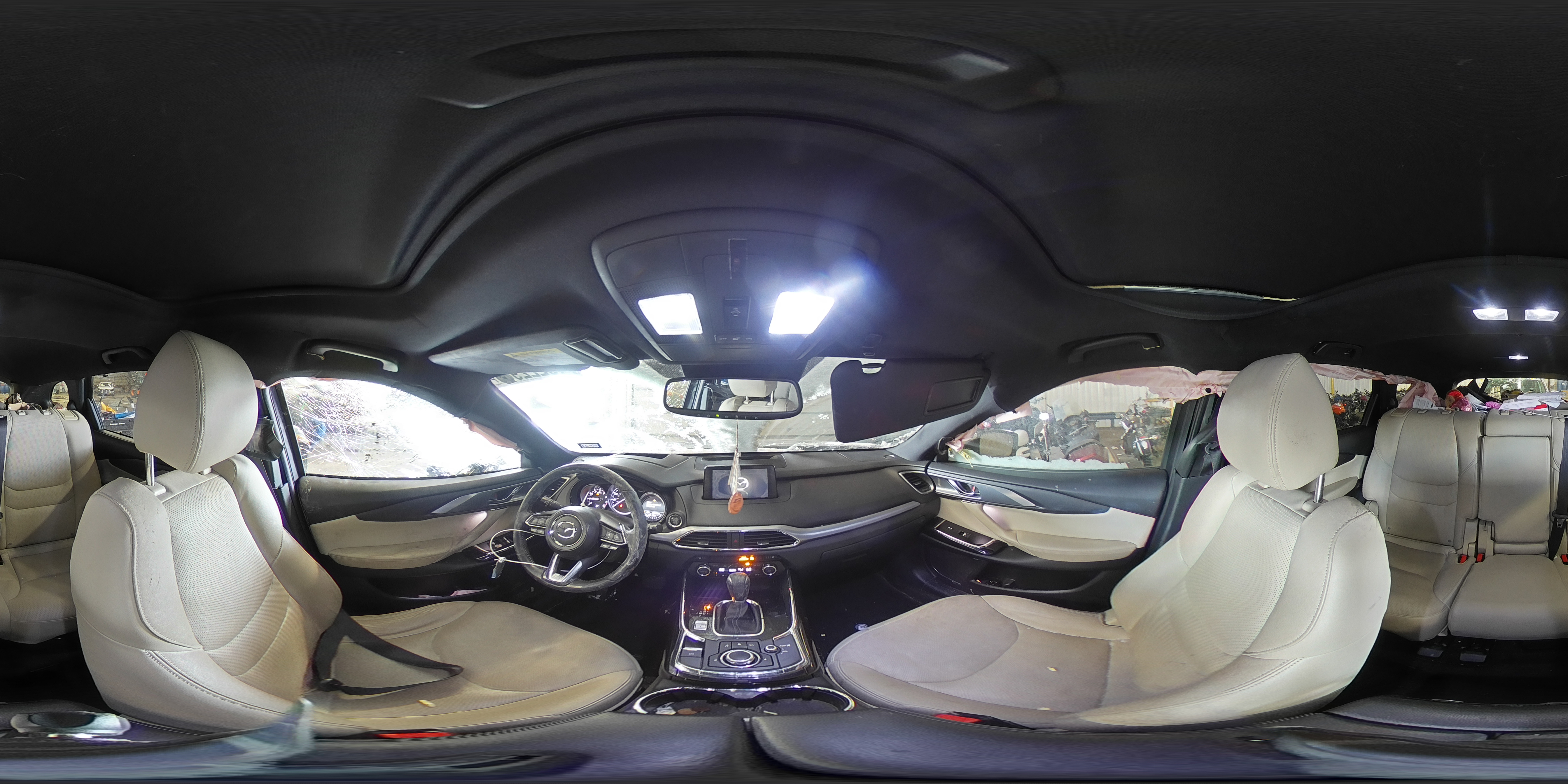 2016 Mazda CX-9 VIN JM3TCBDY9G0124978 Copart auction photo, side damage thumbnail 12