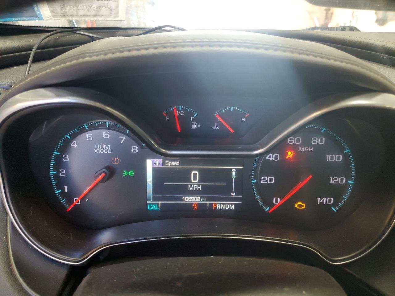 2016 Chevrolet Impala VIN 1G1115S32GU112980 Copart auction photo, front end / side damage thumbnail 9