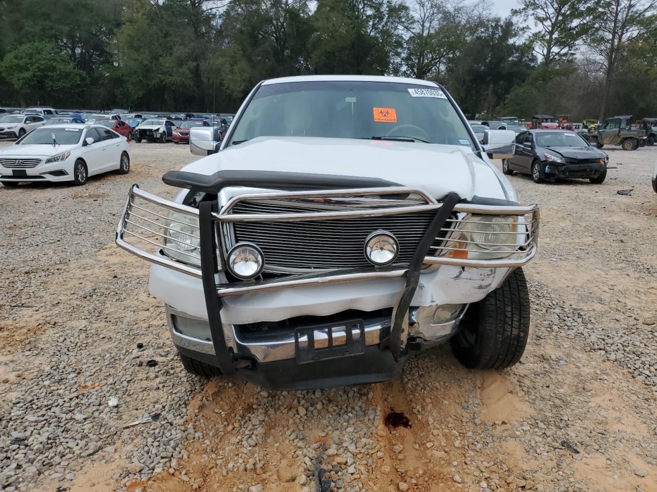 2004 Ford F-150 VIN 1FTPW12594KB32034 Copart auction photo, front end damage thumbnail 5