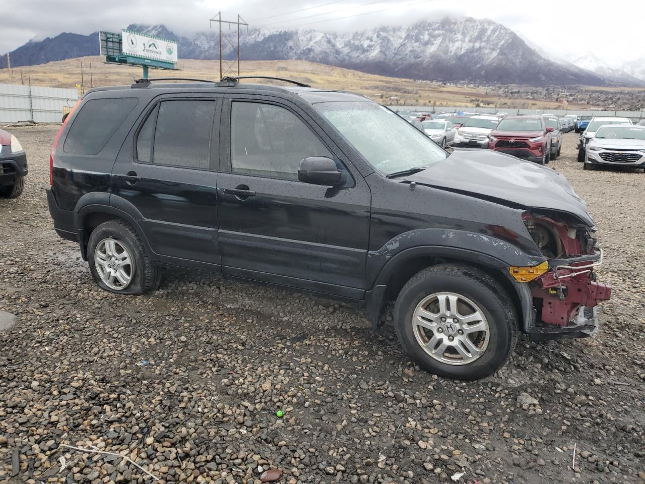 2002 Honda CR-V VIN JHLRD77812C029558 Copart auction photo, front end / side damage thumbnail 4