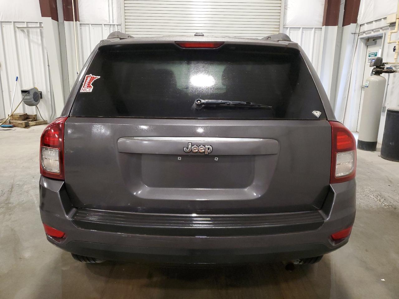 2016 Jeep Compass VIN 1C4NJCEA1GD652229 Copart auction photo, top/roof damage thumbnail 6