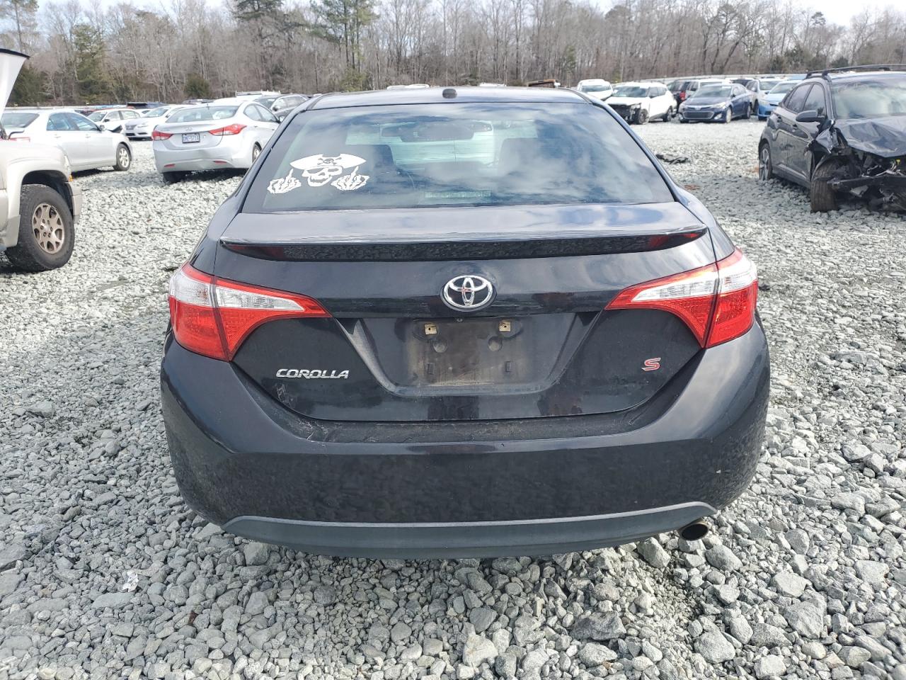 2015 Toyota Corolla VIN 2T1BURHE2FC307377 Copart auction photo, side damage thumbnail 6
