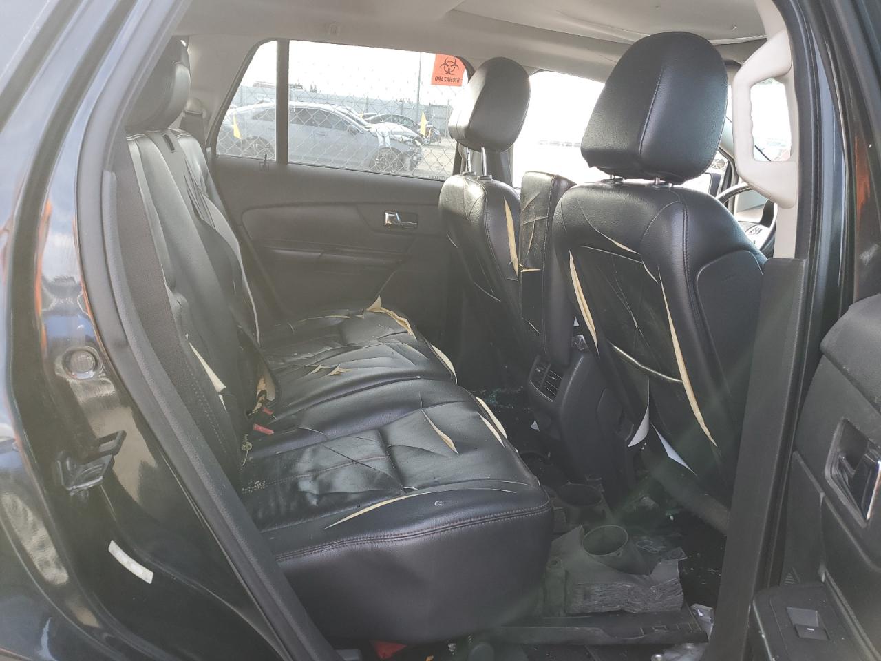 2013 Ford Edge VIN 2FMDK3J90DBA74531 Copart auction photo, vandalism / all over damage thumbnail 11