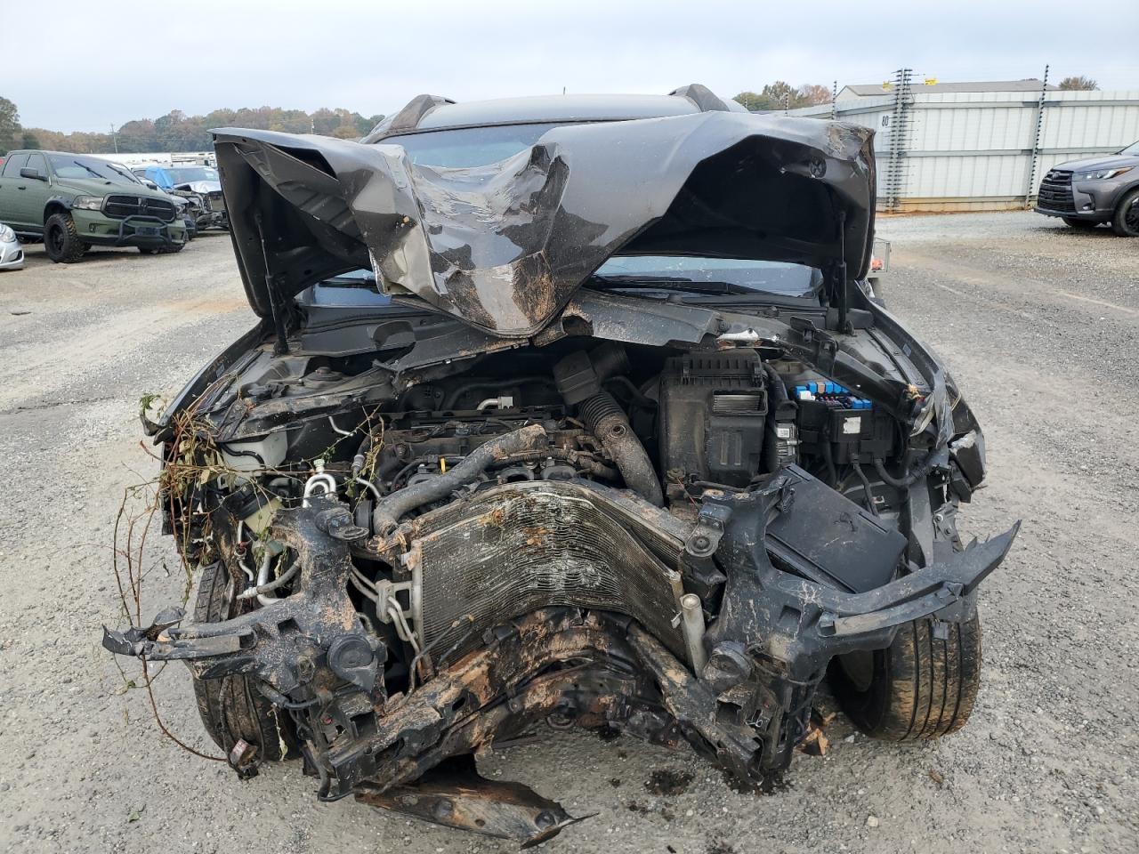 2011 Hyundai Santa Fe VIN 5XYZG3AB5BG065234 Copart auction photo, front end / side damage thumbnail 5