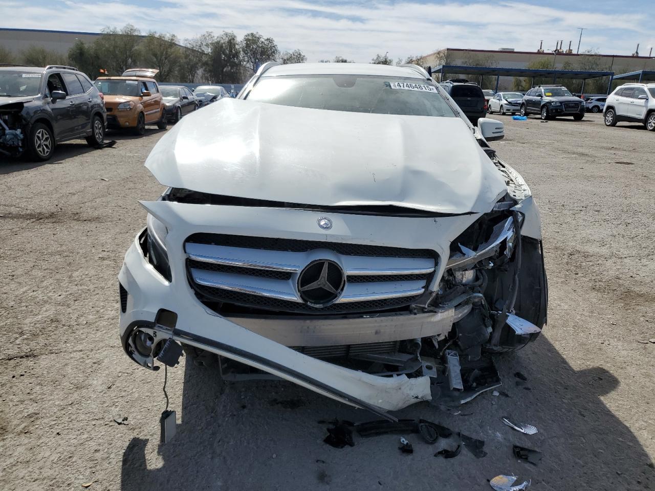 2015 Mercedes-Benz GLA-klasse VIN WDCTG4GB7FJ174653 Copart auction photo, front end damage thumbnail 5