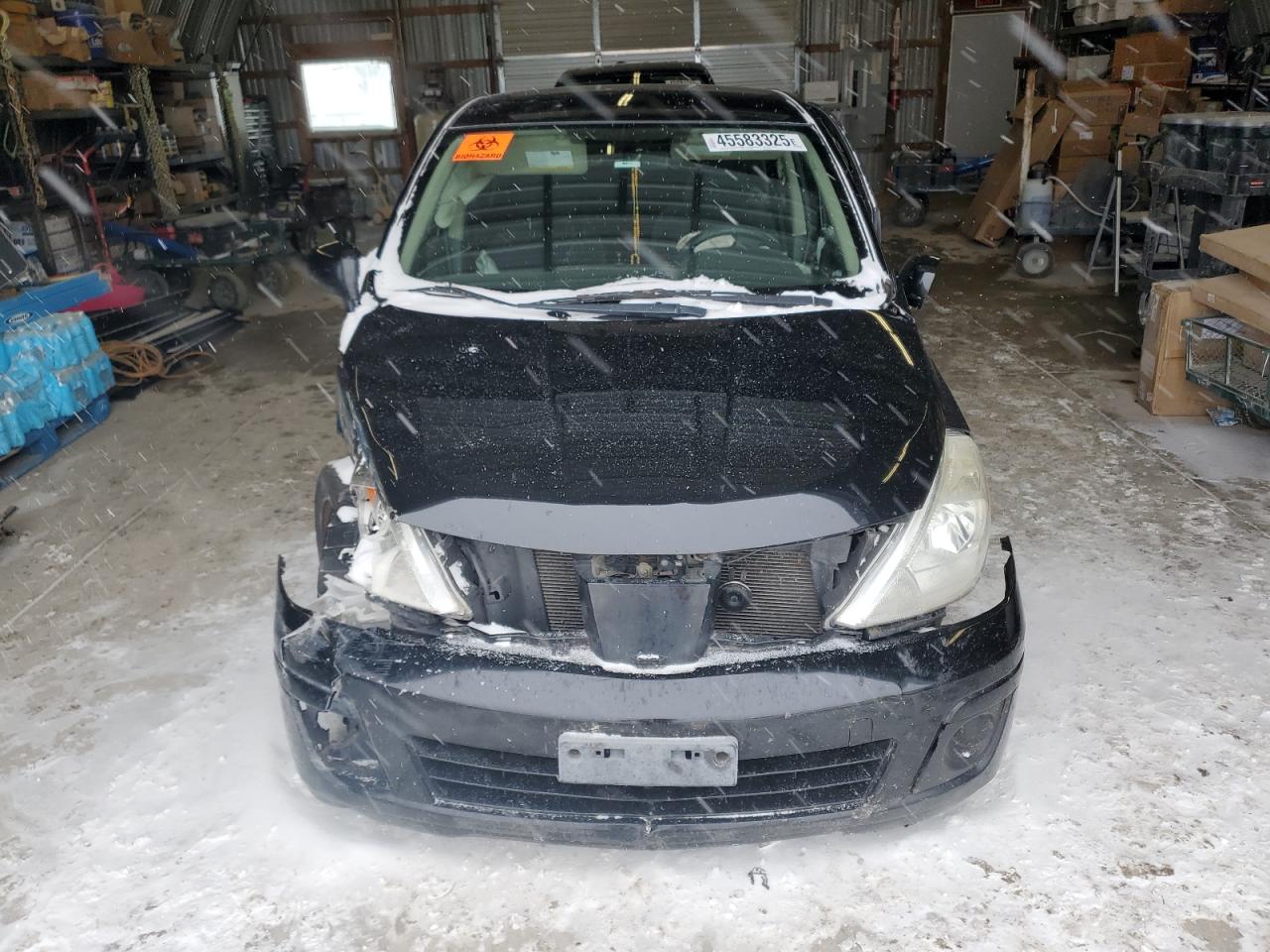 2010 Nissan Versa VIN 3N1BC1AP6AL364948 Copart auction photo, front end / side damage thumbnail 5