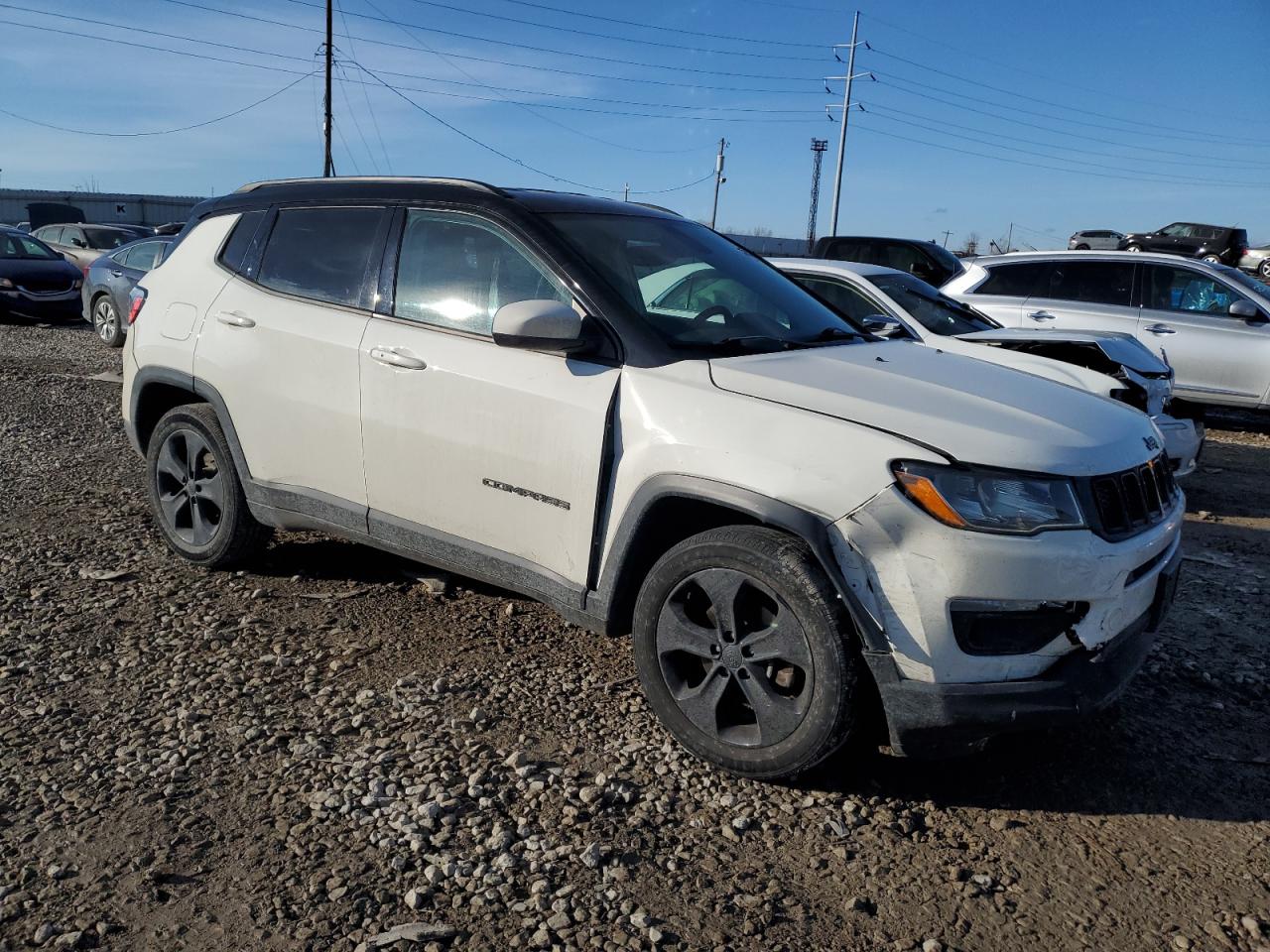 2018 Jeep Compass VIN 3C4NJCBB8JT494082 Copart auction photo, front end damage thumbnail 4