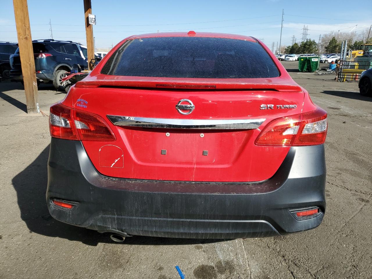 2017 Nissan Sentra VIN 3N1CB7AP2HY227366 Copart auction photo, front end / side damage thumbnail 6