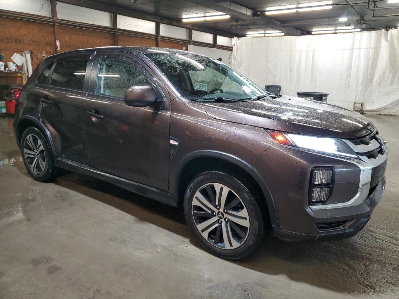 2021 Mitsubishi Outlander VIN JA4ARUAU0MU006313 Copart auction photo, side damage thumbnail 4