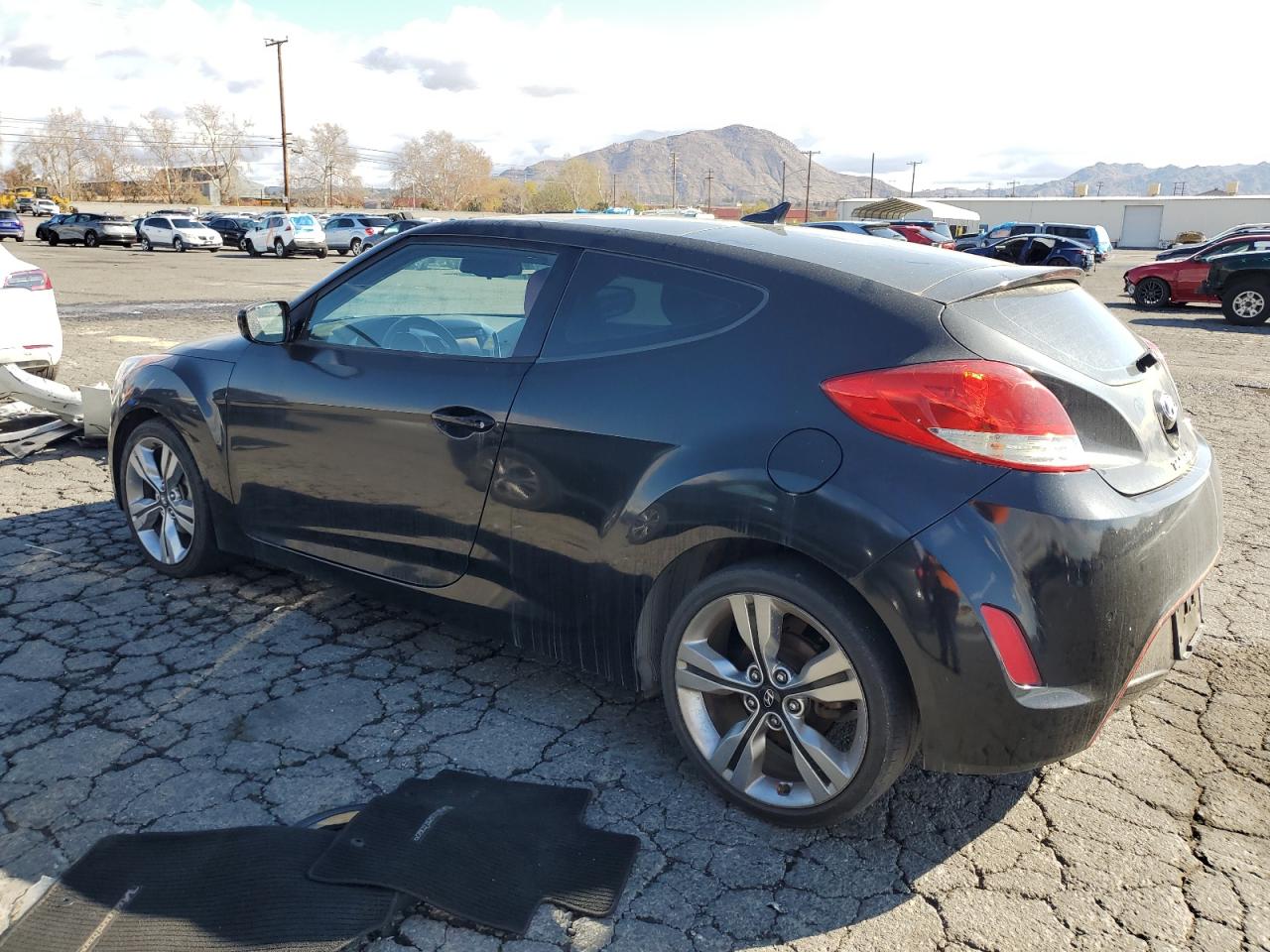 2012 Hyundai Veloster VIN KMHTC6AD0CU054111 Copart auction photo, front end damage thumbnail 2