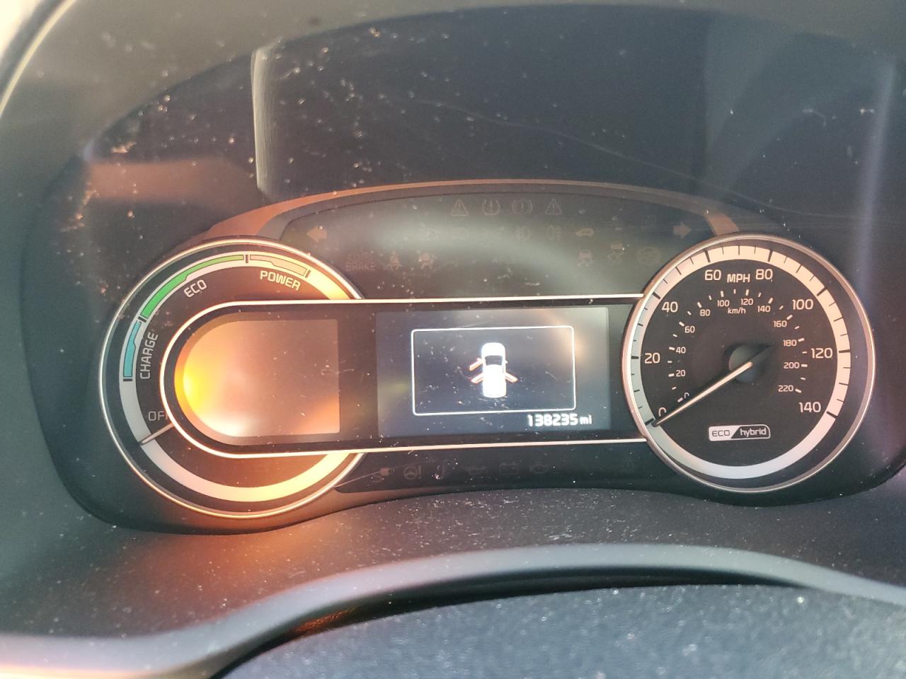 2019 KIA Niro VIN KNDCB3LC5K5219072 Copart auction photo, front end damage thumbnail 9