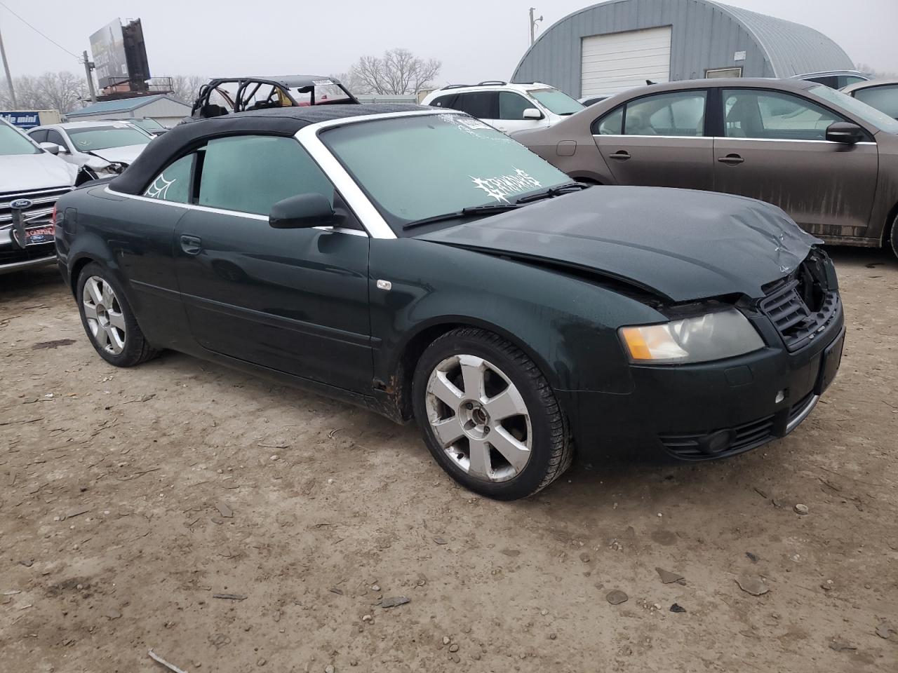 2005 Audi A4 VIN WAUDT48H25K010760 Copart auction photo, front end damage thumbnail 4