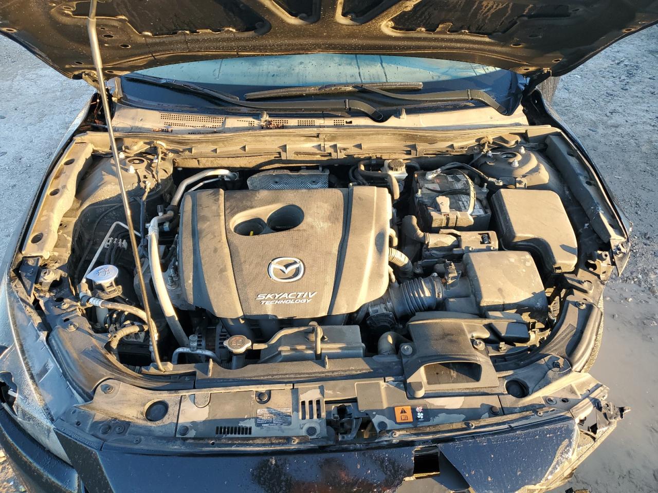 2018 Mazda 3 VIN 3MZBN1U7XJM185631 Copart auction photo, front end / undercarriage damage thumbnail 12