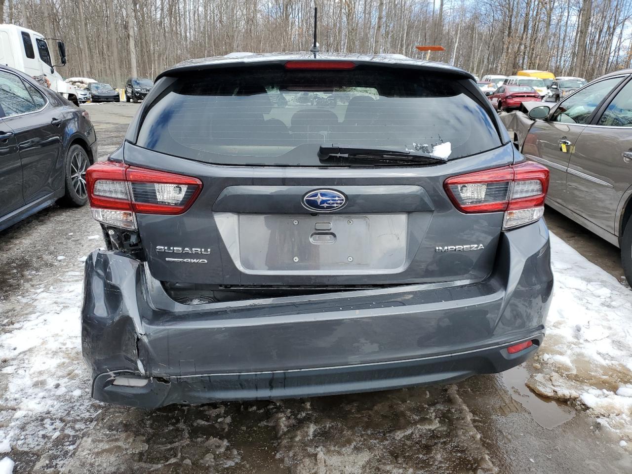 2021 Subaru Impreza VIN 4S3GTAB69M3700679 Copart auction photo, all over damage thumbnail 6