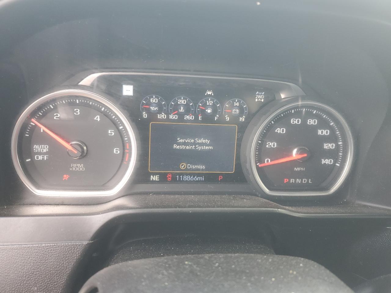 2019 Chevrolet Silverado VIN 1GCUYHEL8KZ145023 Copart auction photo, front end damage thumbnail 9