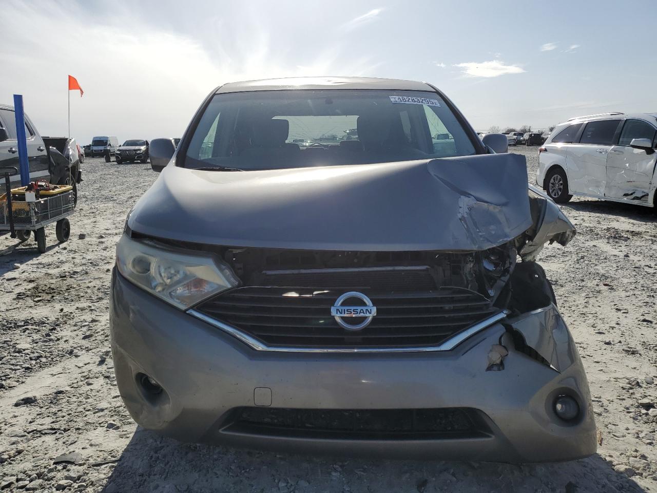 2011 Nissan Quest VIN JN8AE2KP2B9004324 Copart auction photo, front end damage thumbnail 5