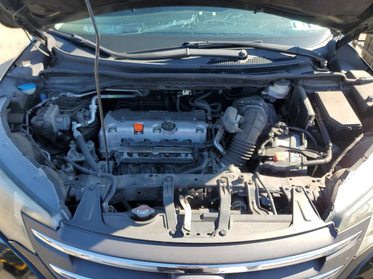 2014 Honda CR-V VIN 5J6RM4H53EL063354 Copart auction photo, side / front end damage thumbnail 12
